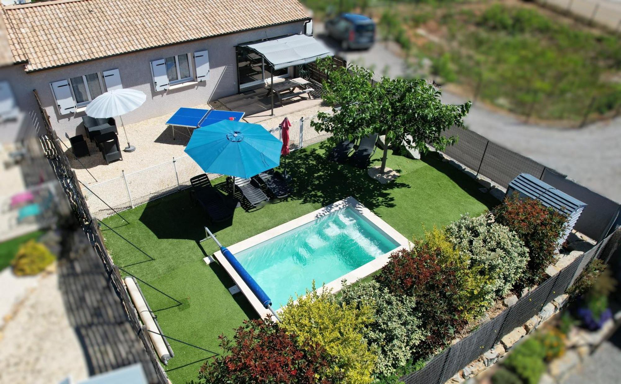 En Ardeche, Gite L'Odyssee Climatise Avec Sa Piscine Privee Et Chauffee 茹瓦厄斯 外观 照片